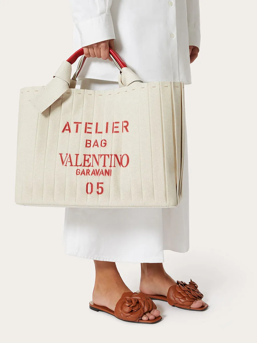 Valentino Garavani 05 Plissé Edition Atelier Tote Bag