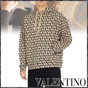 VALENTINO  |Street Style Cotton Luxury Hoodies