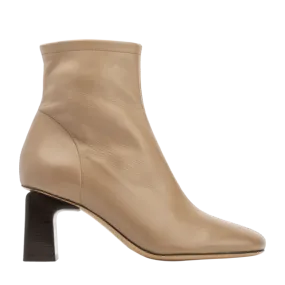 Vasi Leather Boots - Nude