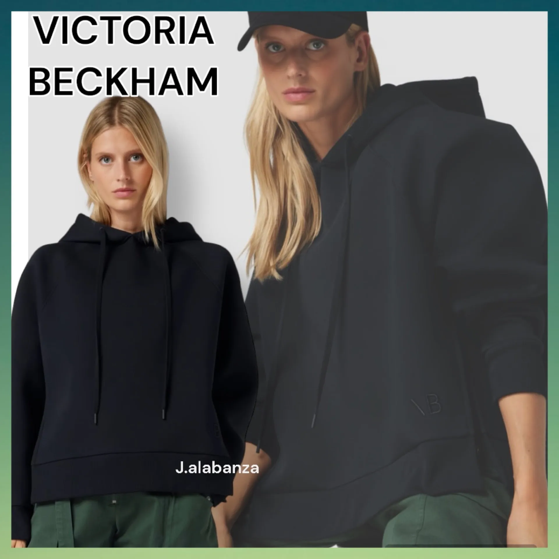 Victoria Beckham  |Long Sleeves Plain Cotton Hoodies & Sweatshirts