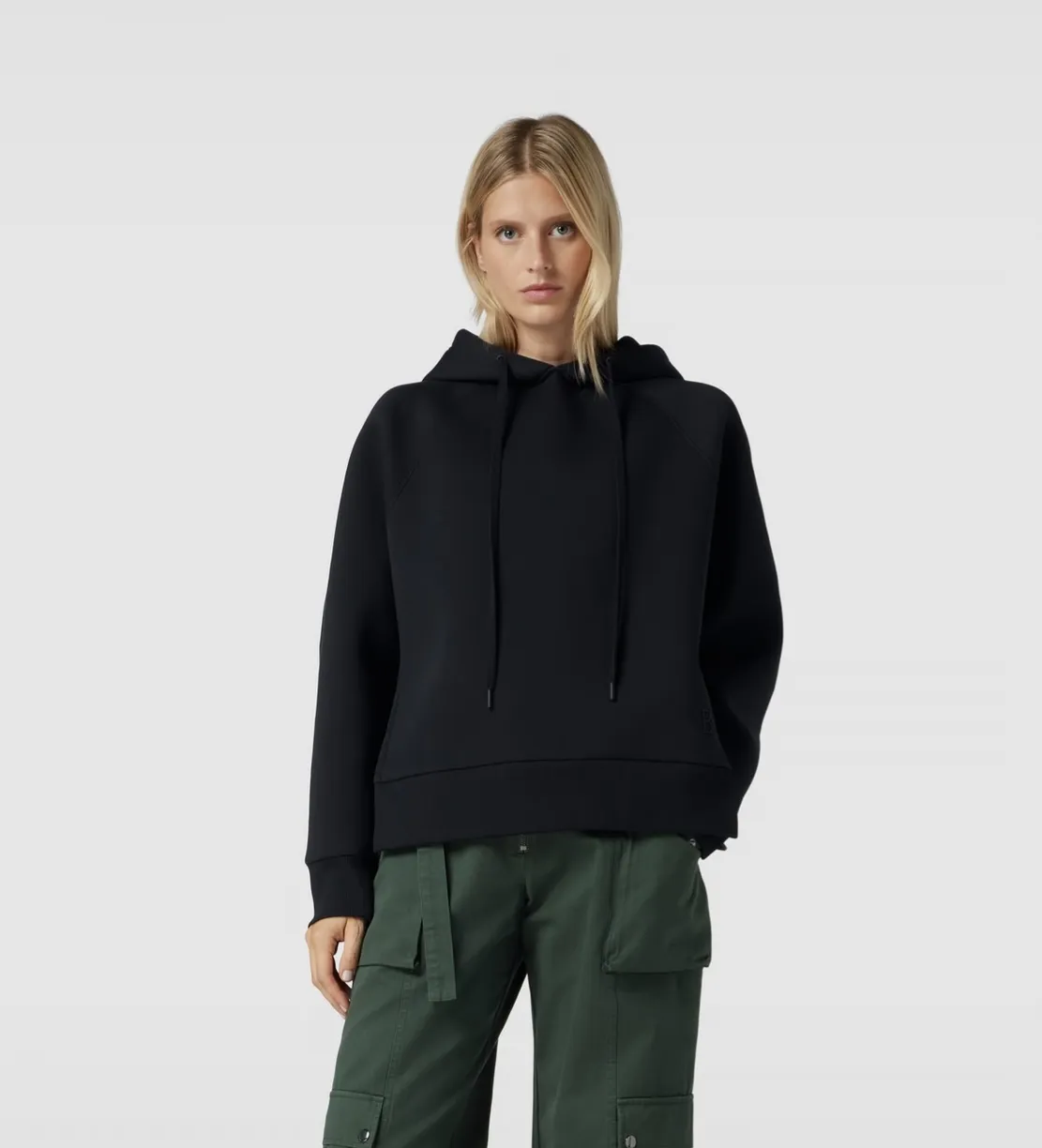 Victoria Beckham  |Long Sleeves Plain Cotton Hoodies & Sweatshirts