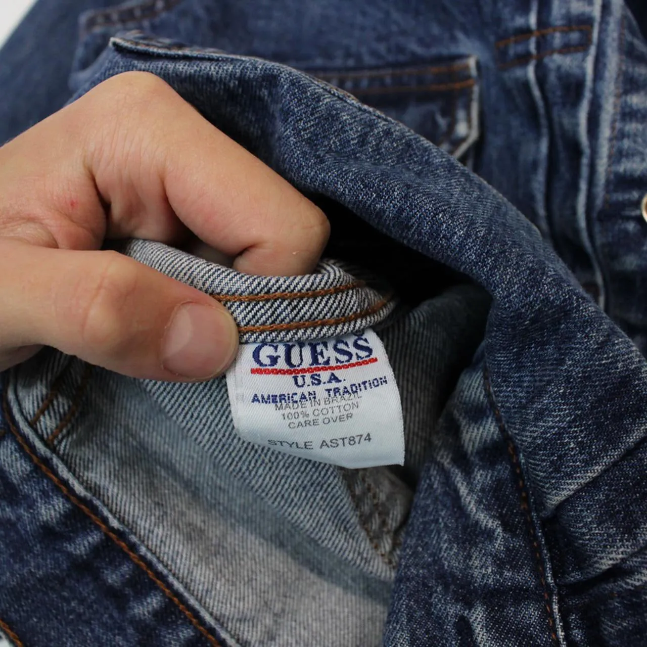 Vintage Guess Denim Jacket Large