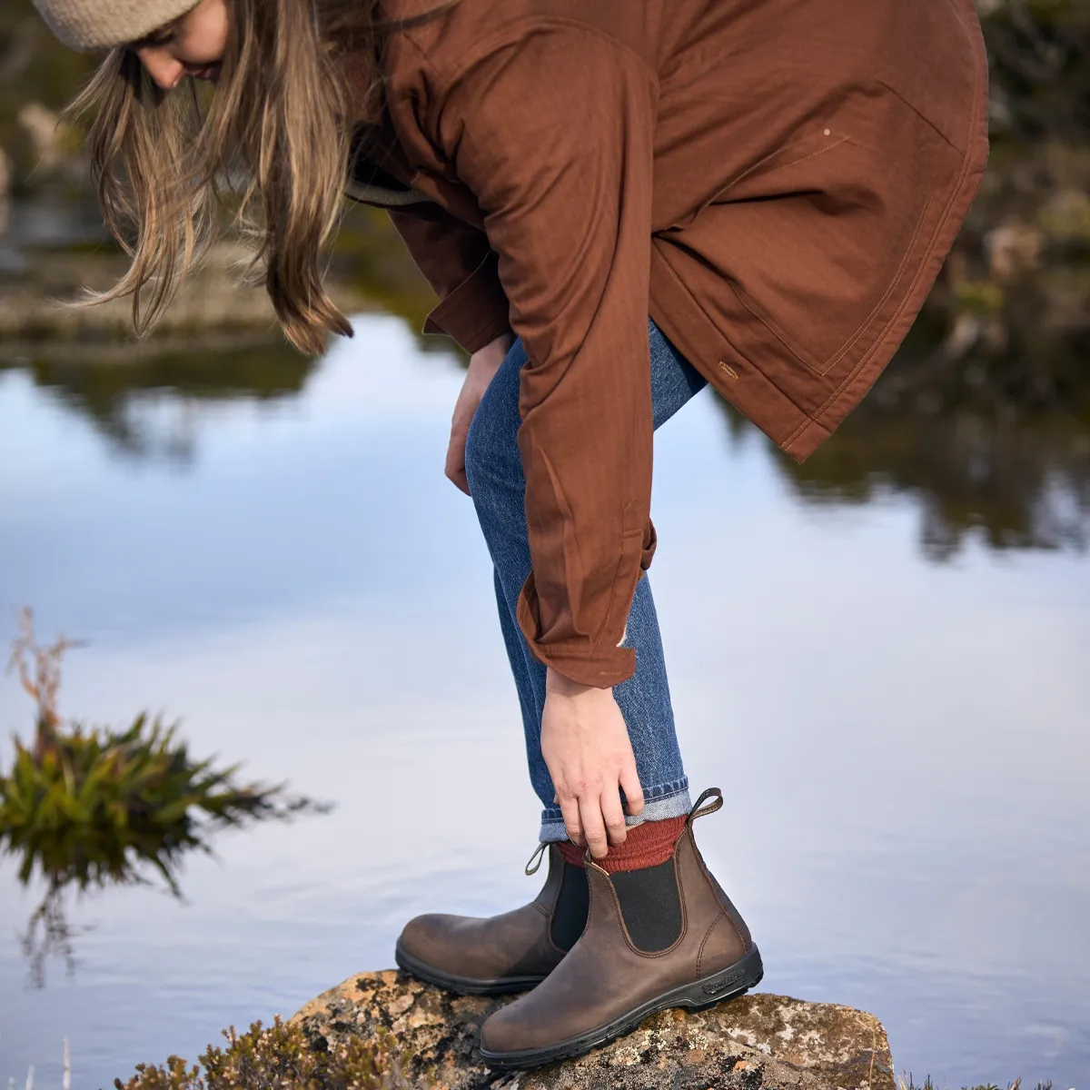 Women's Classics  Chelsea Boots  -  Brown