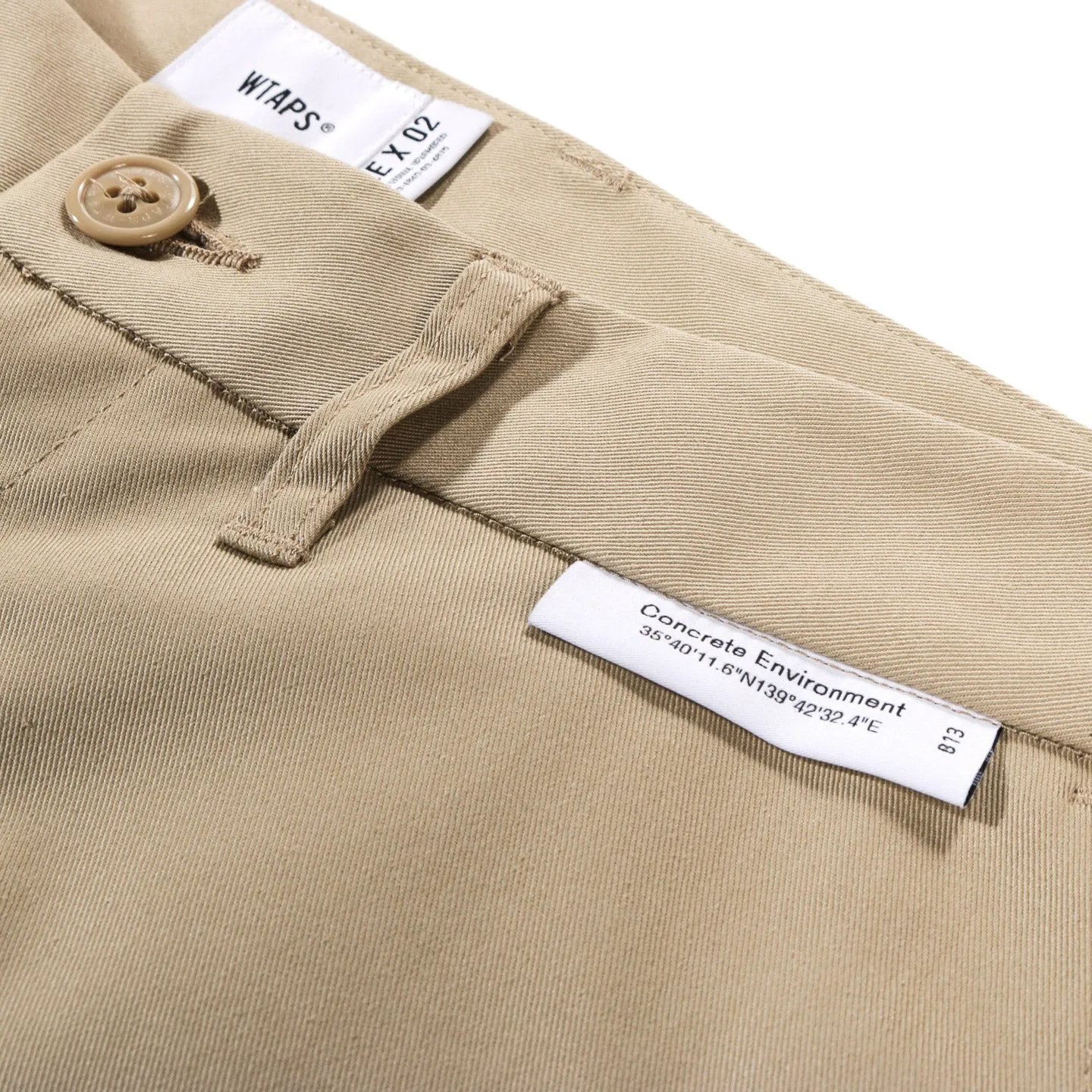 WTAPS WORK TROUSERS BEIGE