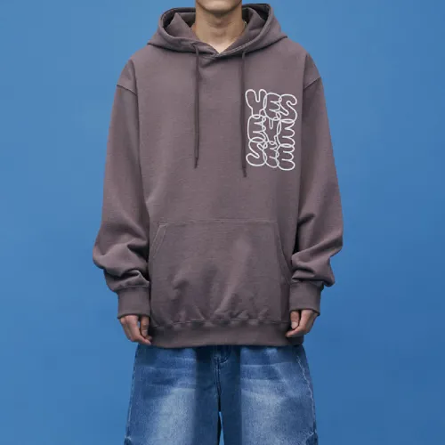 YESEYESEE  |Unisex Street Style Logo Hoodies