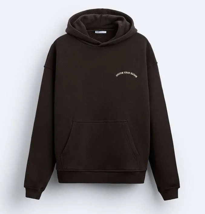 ZARA  |Long Sleeves Logo Hoodies