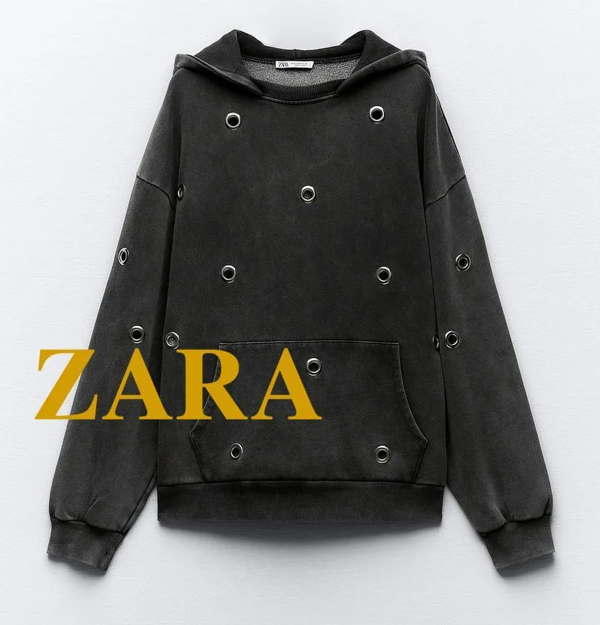 ZARA  |Sweat Long Sleeves Hoodies & Sweatshirts