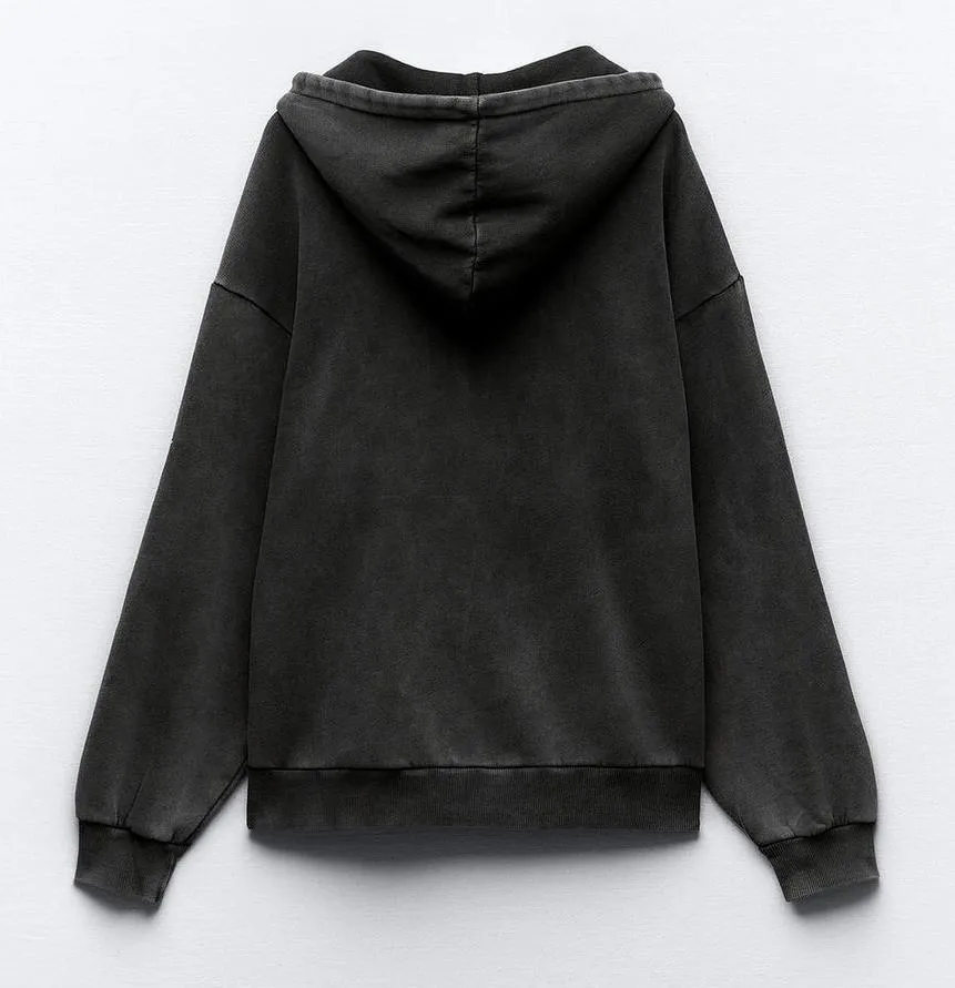 ZARA  |Sweat Long Sleeves Hoodies & Sweatshirts