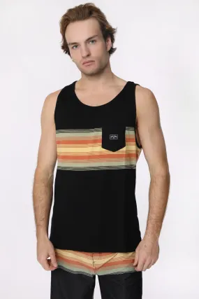 Zoo York Mens Striped Pocket Tank Top